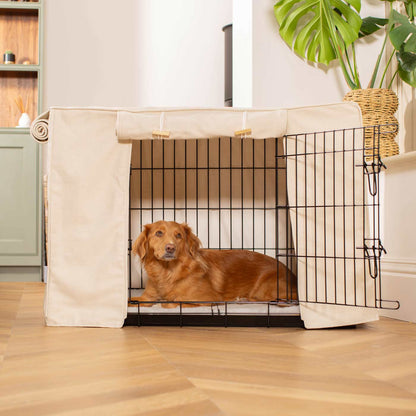 Dog Crate Cover In Savanna Bone, view 6