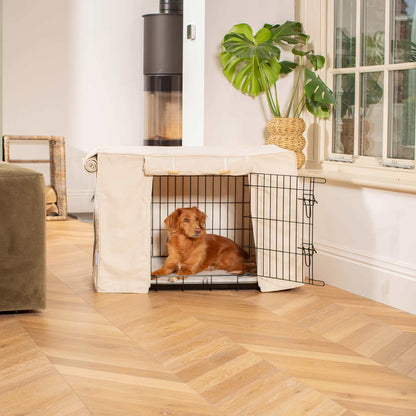 Dog Crate Cover In Savanna Bone, view 8