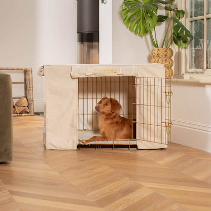 Dog Crate Cover In Savanna Bone, view 4