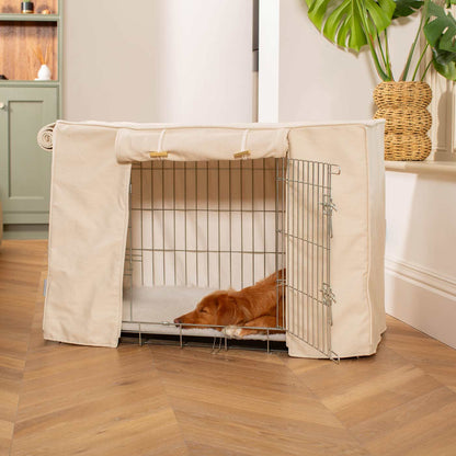 Dog Crate Cover In Savanna Bone, view 10
