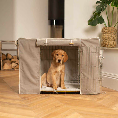 Dog Crate Cover In Savanna Stone, view 6