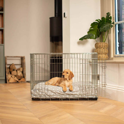 Dog Cushion in Grey Spot, view 11