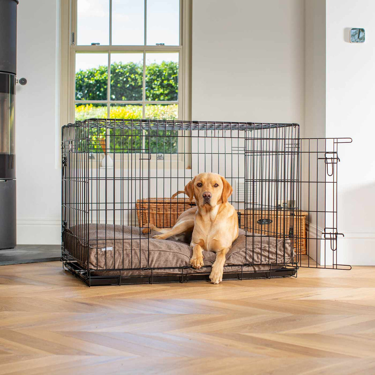 Dog Cushion in Inchmurrin Umber, view 7