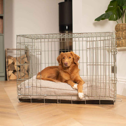 Dog Cushion in Mink Bouclé, view 5