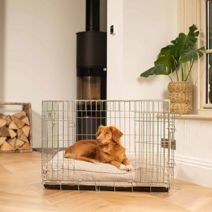 Dog Cushion in Mink Bouclé, view 7
