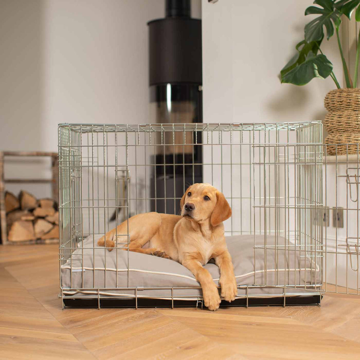 Dog Cushion in Savanna Stone, view 7