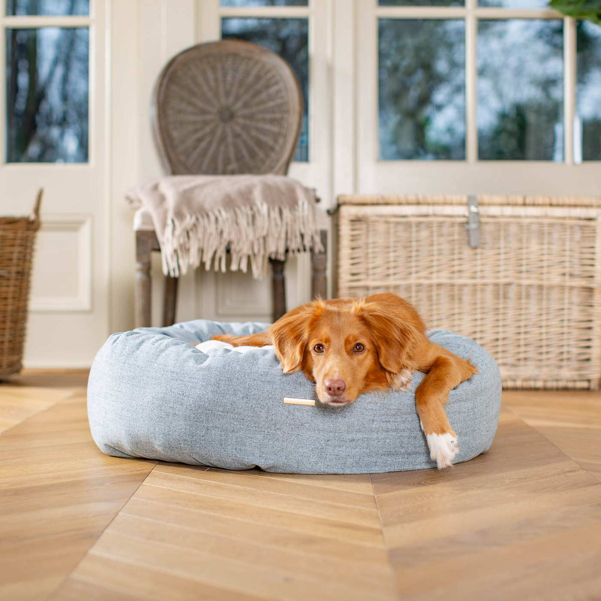 Donut Bed With Removable Covers in Inchmurrin Iceberg, view 5