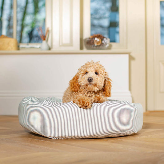 Donut Bed With Removable Covers in Regency Stripe