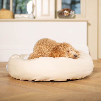 Donut Bed With Removable Covers in Savanna Bone, view 5
