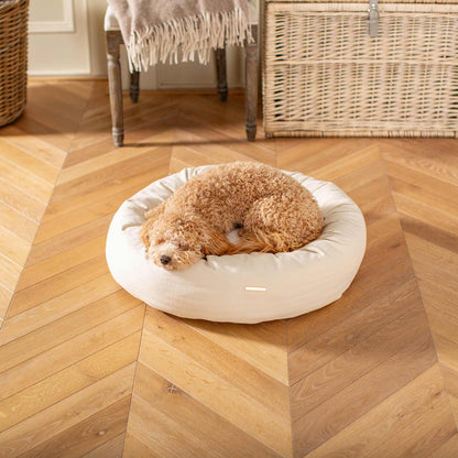 Donut Bed With Removable Covers in Savanna Bone