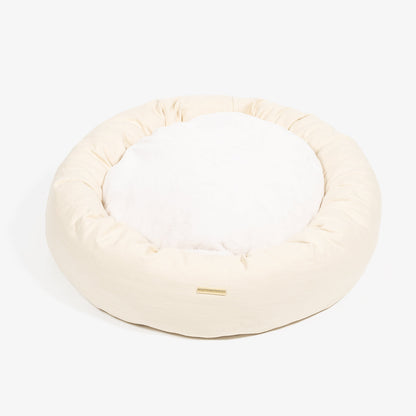 Donut Bed With Removable Covers in Savanna Bone, view 9