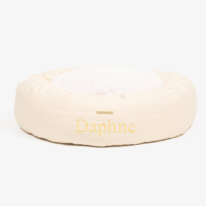 Donut Bed With Removable Covers in Savanna Bone, view 12