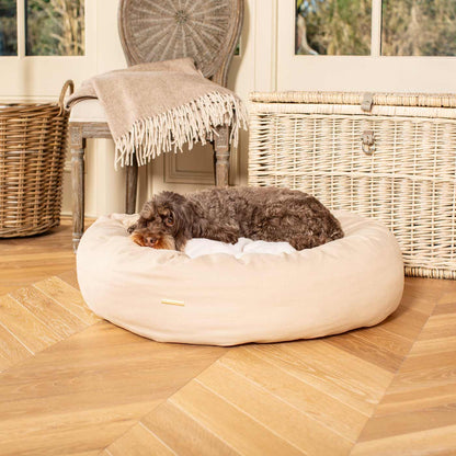 Donut Bed With Removable Covers in Savanna Oatmeal, view 2