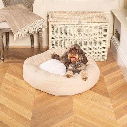 Donut Bed With Removable Covers in Savanna Oatmeal