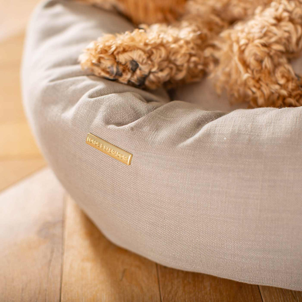 Donut Bed With Removable Covers in Savanna Stone, view 3