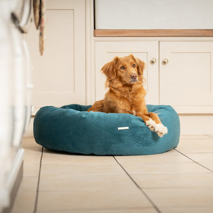 Donut Bed With Removable Covers in Marine Velvet, view 5