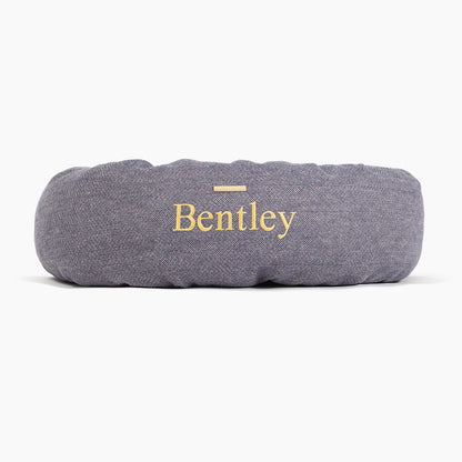 Donut Bed With Removable Covers in Oxford Herringbone Tweed, view 8