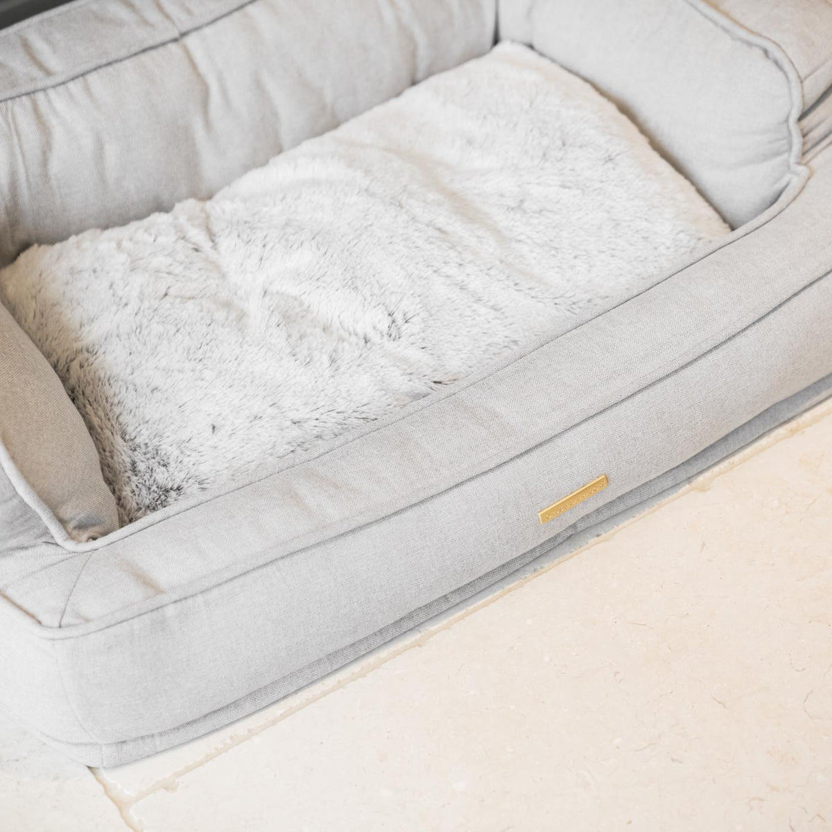 Deep Sleep Dog Bed in Alabaster, view 3