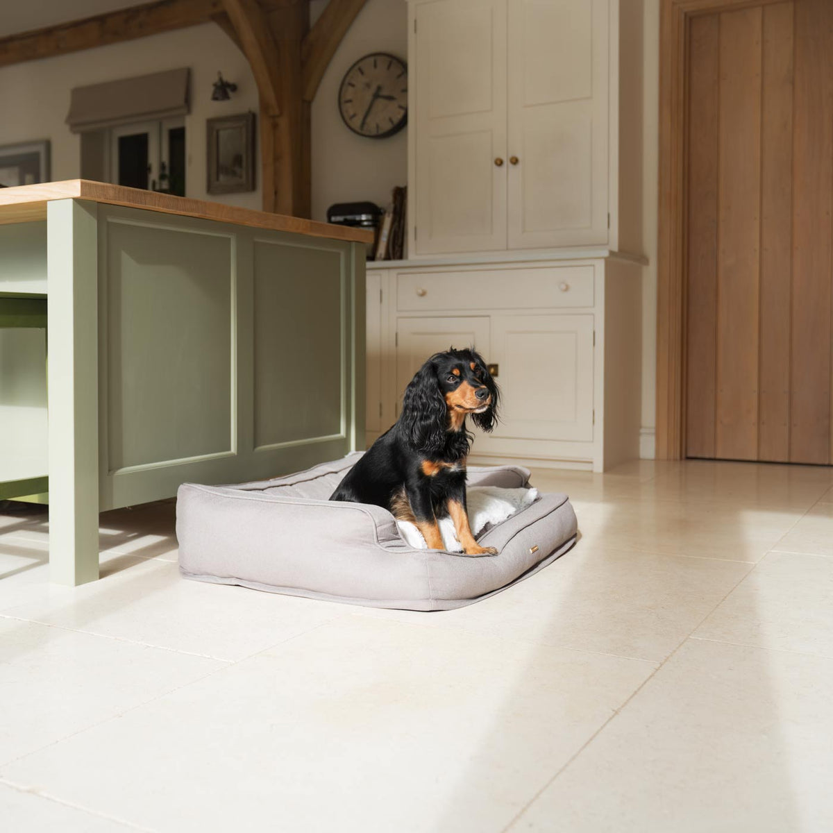 Deep Sleep Dog Bed in Putty, view 2