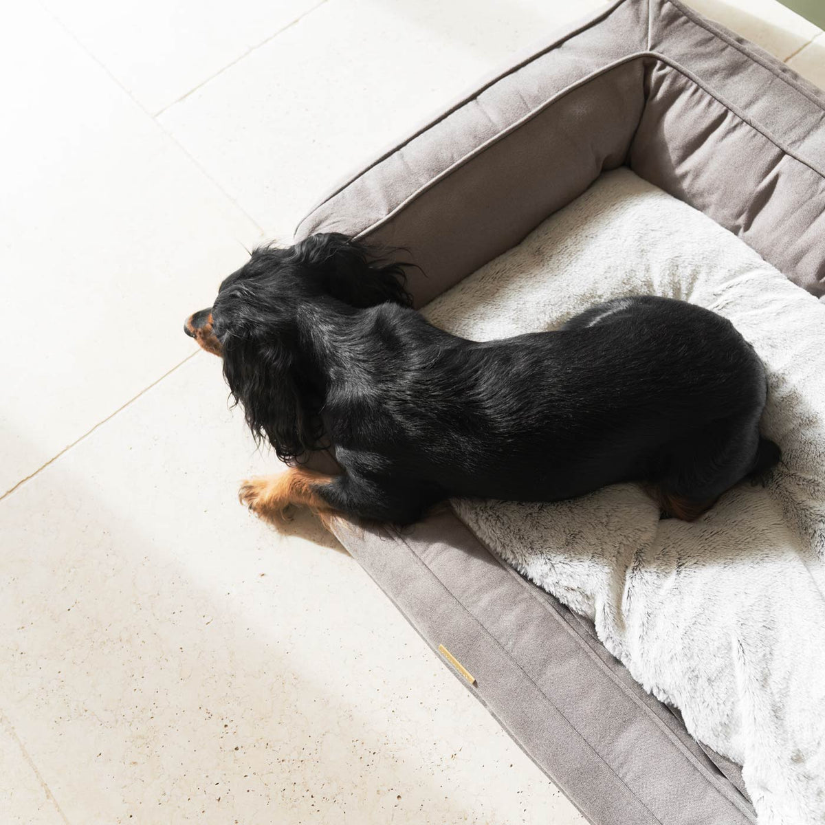 Deep Sleep Dog Bed in Putty, view 3