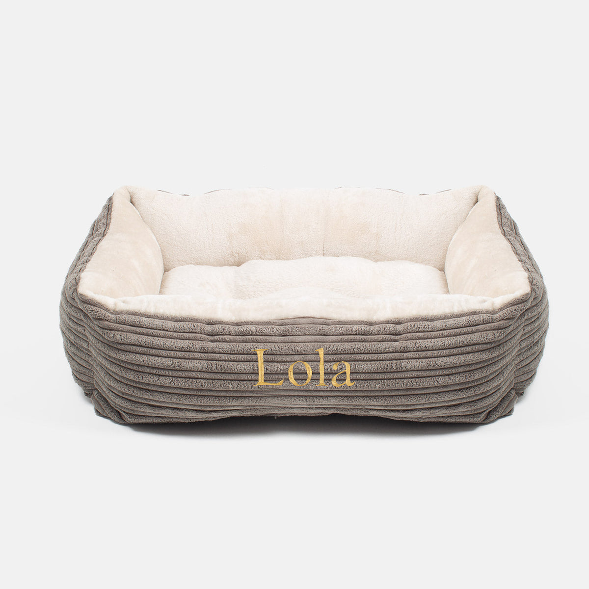 Cosy & Calming Puppy Crate Bed With Removable Covers in Dark Grey Essentials Plush, view 7