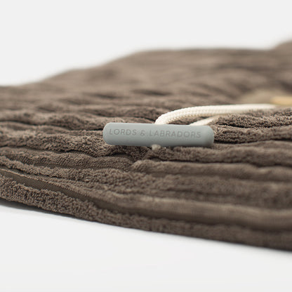 Travel Mat in Dark Grey Essentials Plush, view 9