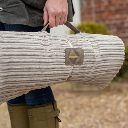 Travel Mat in Light Grey Essentials Plush, view 4