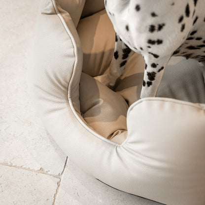 High Wall Bed With Removable Covers in Rhino Tough Sand Faux Leather, view 5