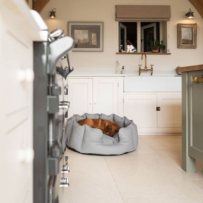 High Wall Bed With Removable Covers in Rhino Tough Granite Faux Leather, view 4