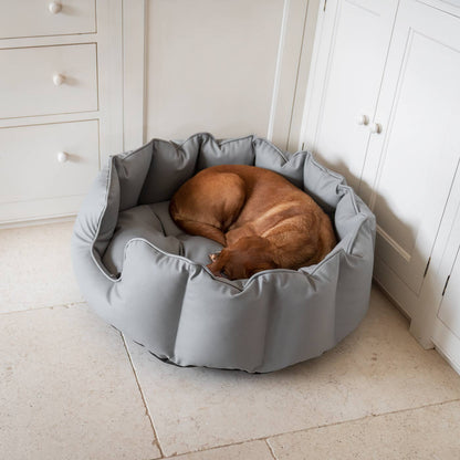 High Wall Bed With Removable Covers in Rhino Tough Granite Faux Leather, view 5