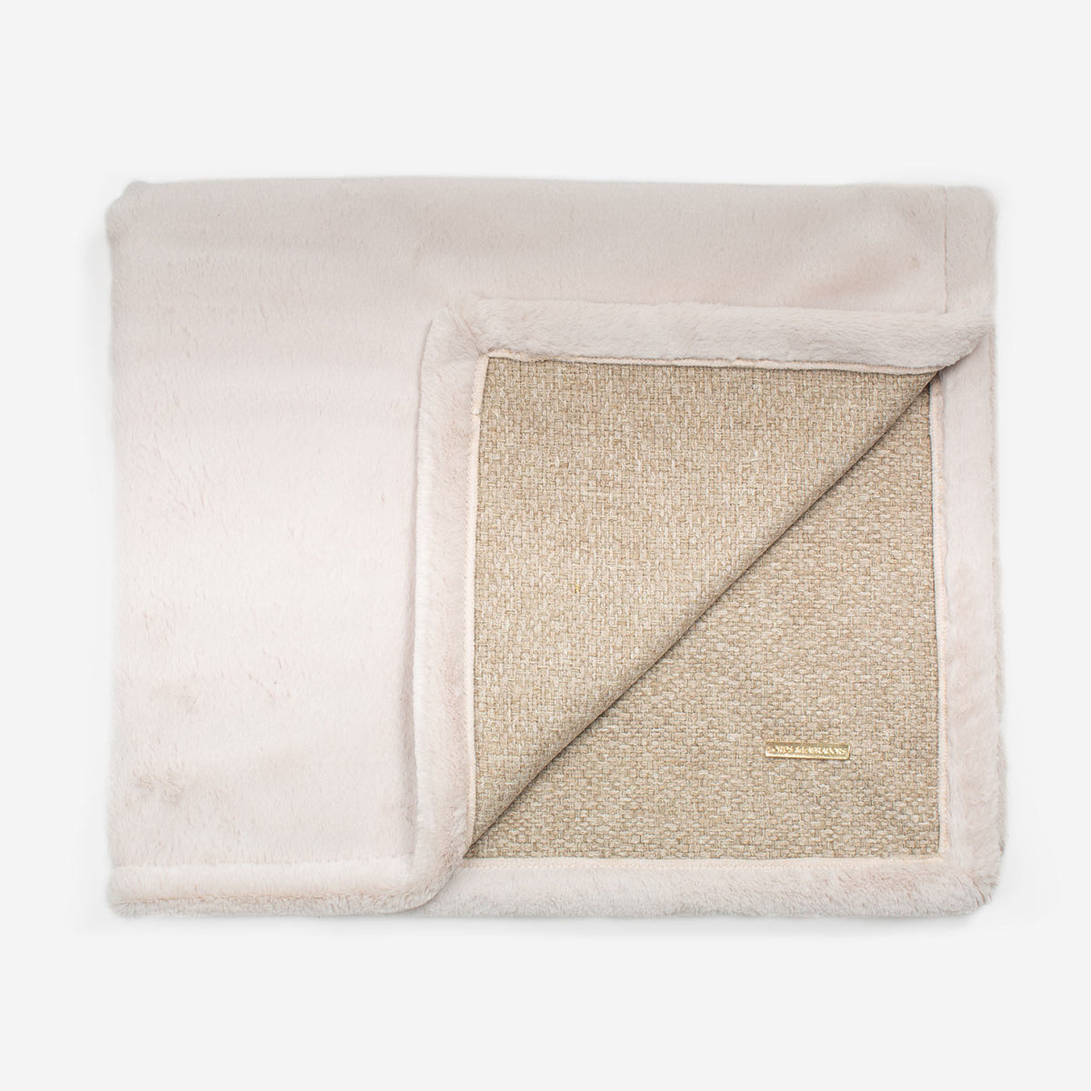 Essentials Herdwick Blanket in Sandstone, view 3