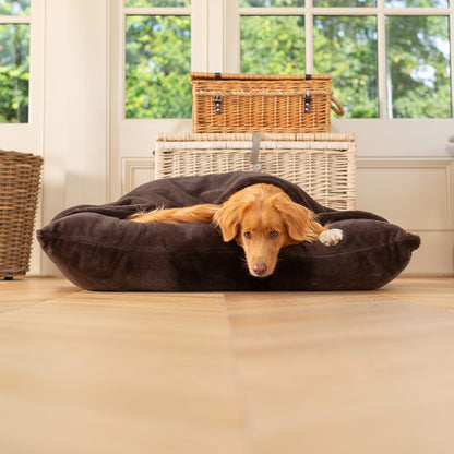 Sleepy Burrows Bed With Removable Cover in Calming Anti-Anxiety Dusk Faux Fur, view 7