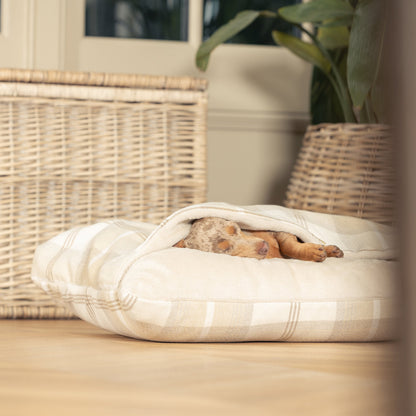Sleepy Burrows Bed With Removable Cover in Balmoral Natural Tweed, view 6
