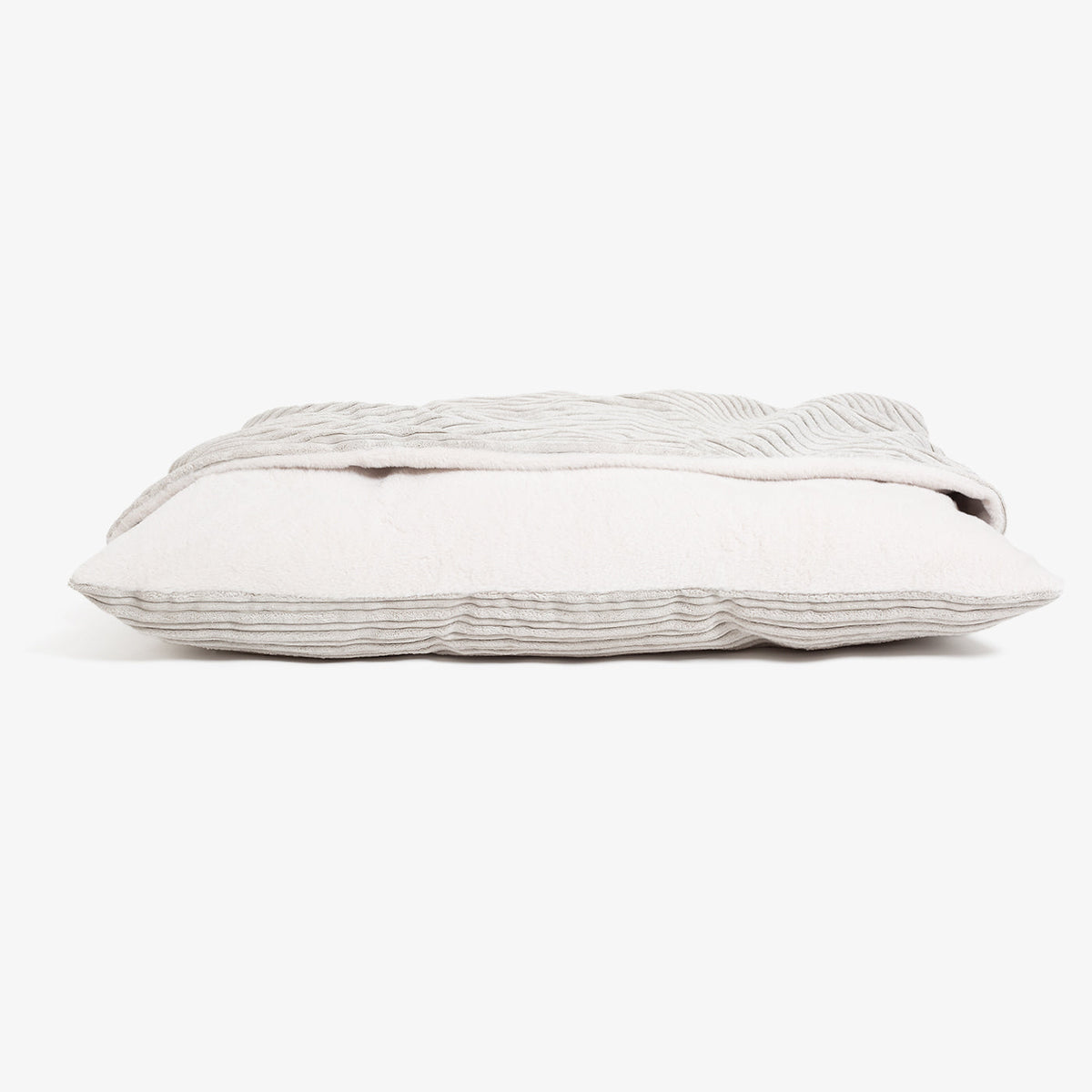Sleepy Burrows Bed With Removable Cover In Light Grey Essentials Plush, view 9