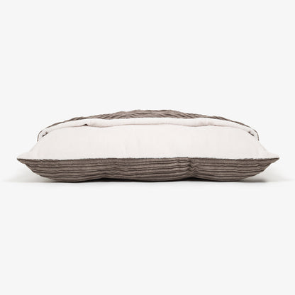 Sleepy Burrows Bed With Removable Cover In Dark Grey Essentials Plush, view 9