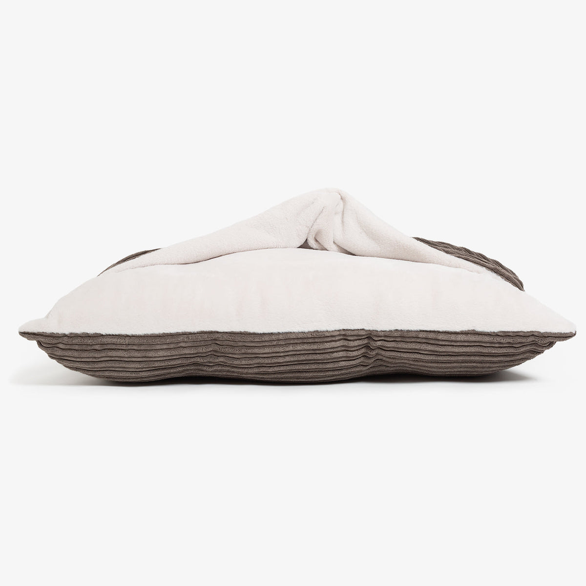 Sleepy Burrows Bed With Removable Cover In Dark Grey Essentials Plush, view 6
