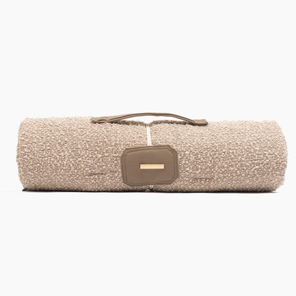 Travel Mat in Mink Bouclé, view 6