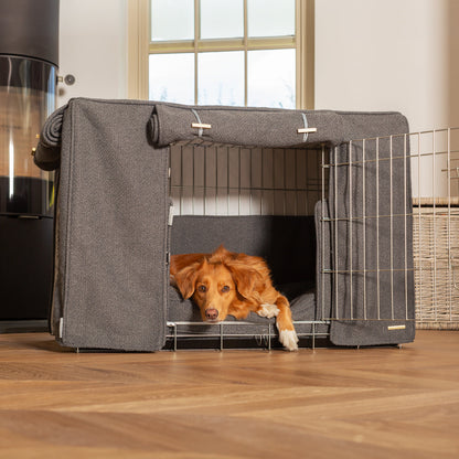 Dog Crate Set In Essentials Herdwick Graphite, view 8