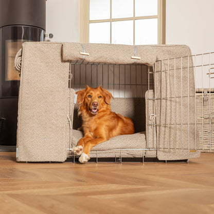 Dog Crate Set In Essentials Herdwick Pebble, view 4