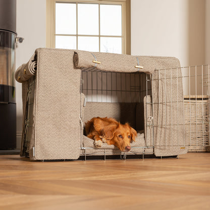 Dog Crate Set In Essentials Herdwick Pebble, view 7