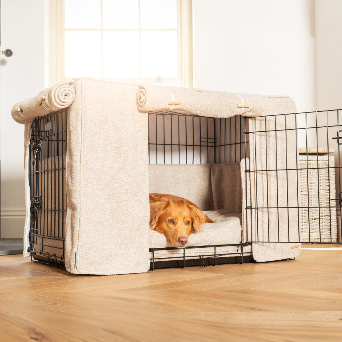 Dog Crate Set In Essentials Herdwick Sandstone, view 4