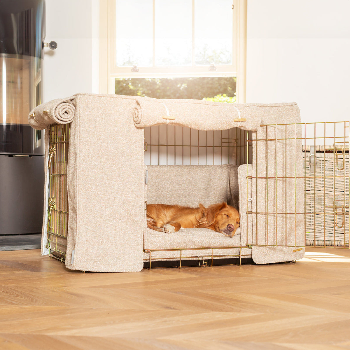 Dog Crate Set In Essentials Herdwick Sandstone