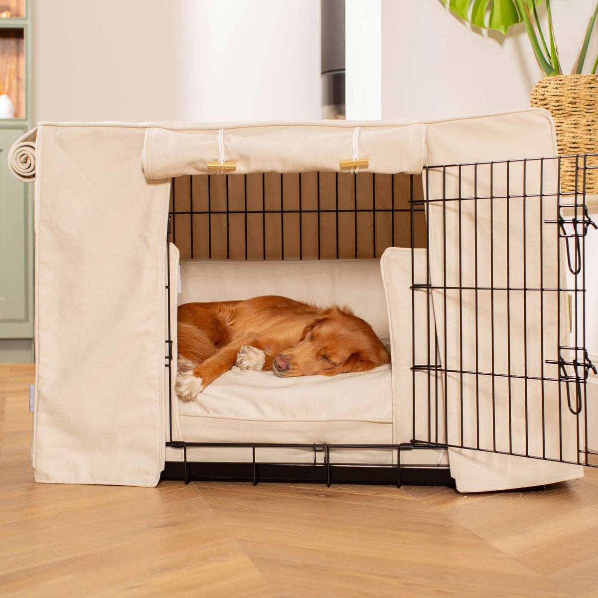 Dog Crate Set in Savanna Bone, view 3