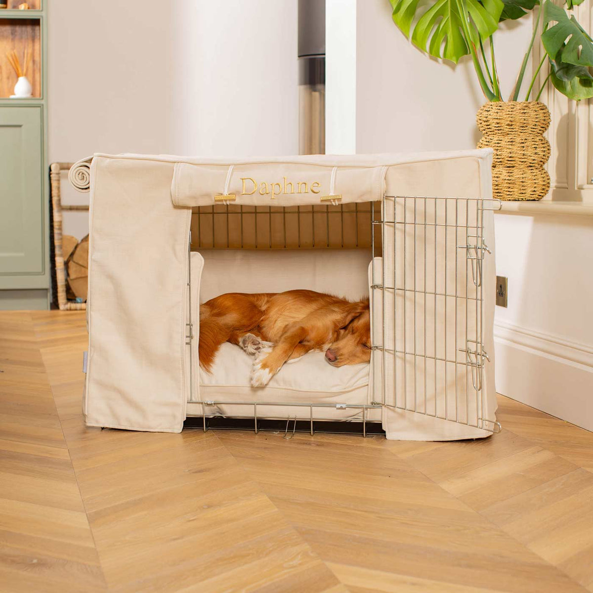 Dog Crate Set in Savanna Bone, view 13
