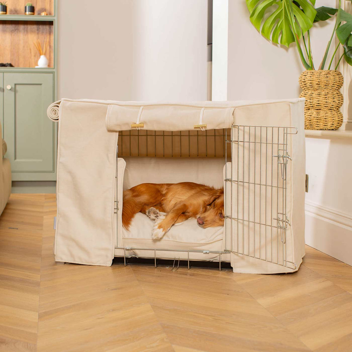Dog Crate Set in Savanna Bone, view 12