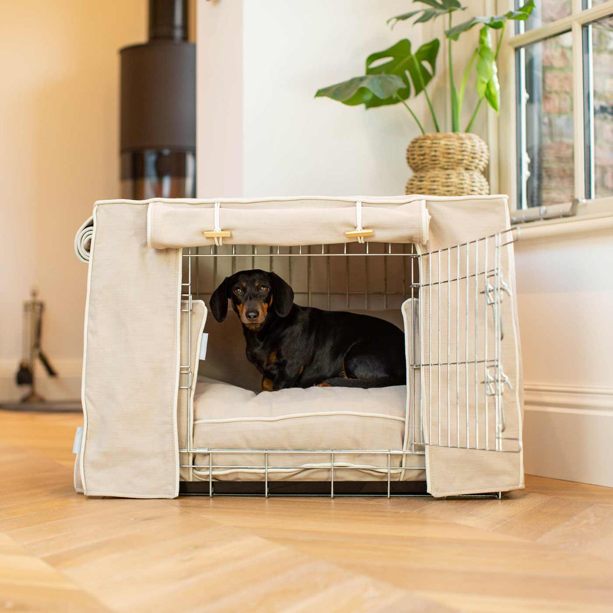 Dog Crate Set in Savanna Oatmeal, view 9