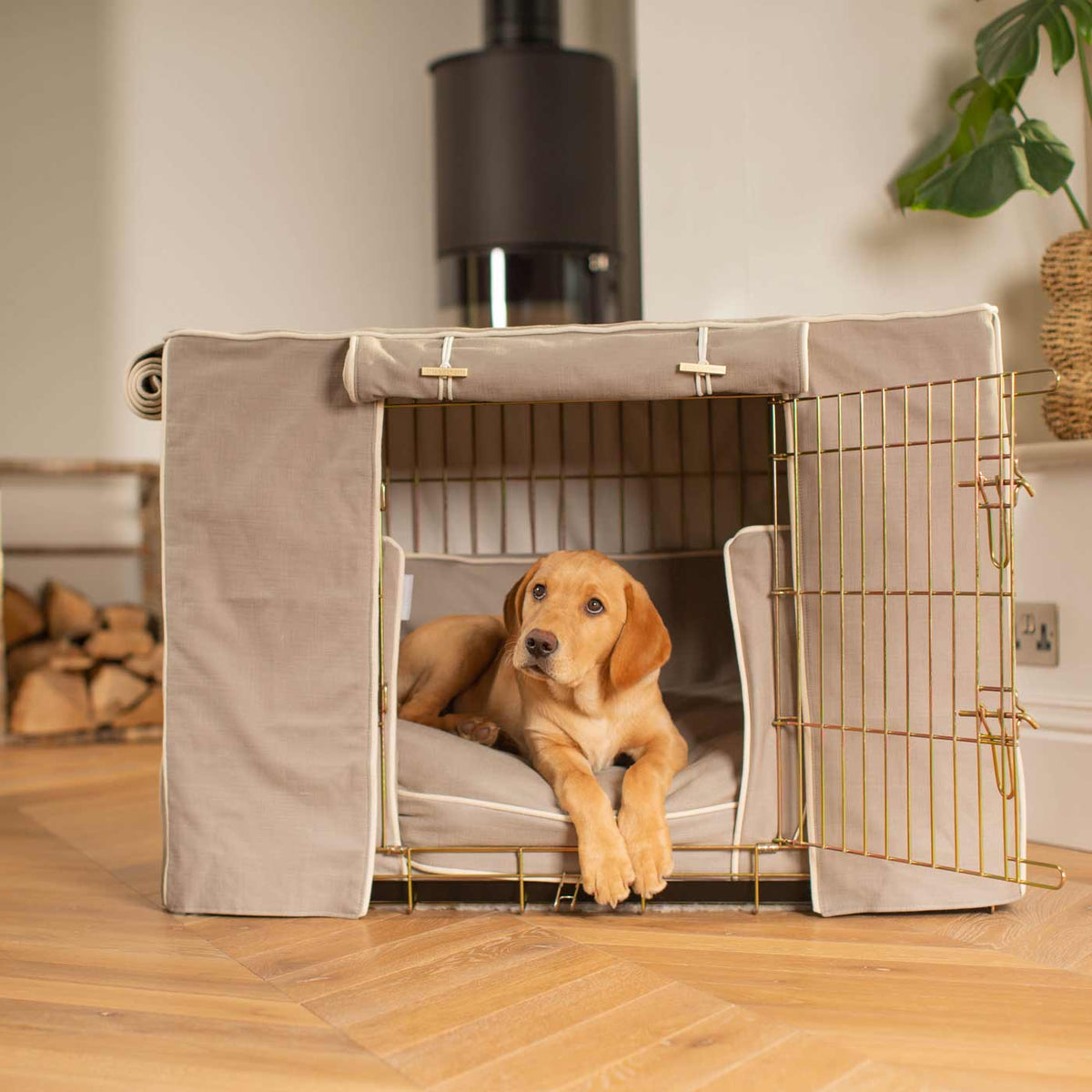 Dog Crate Set in Savanna Stone, view 11