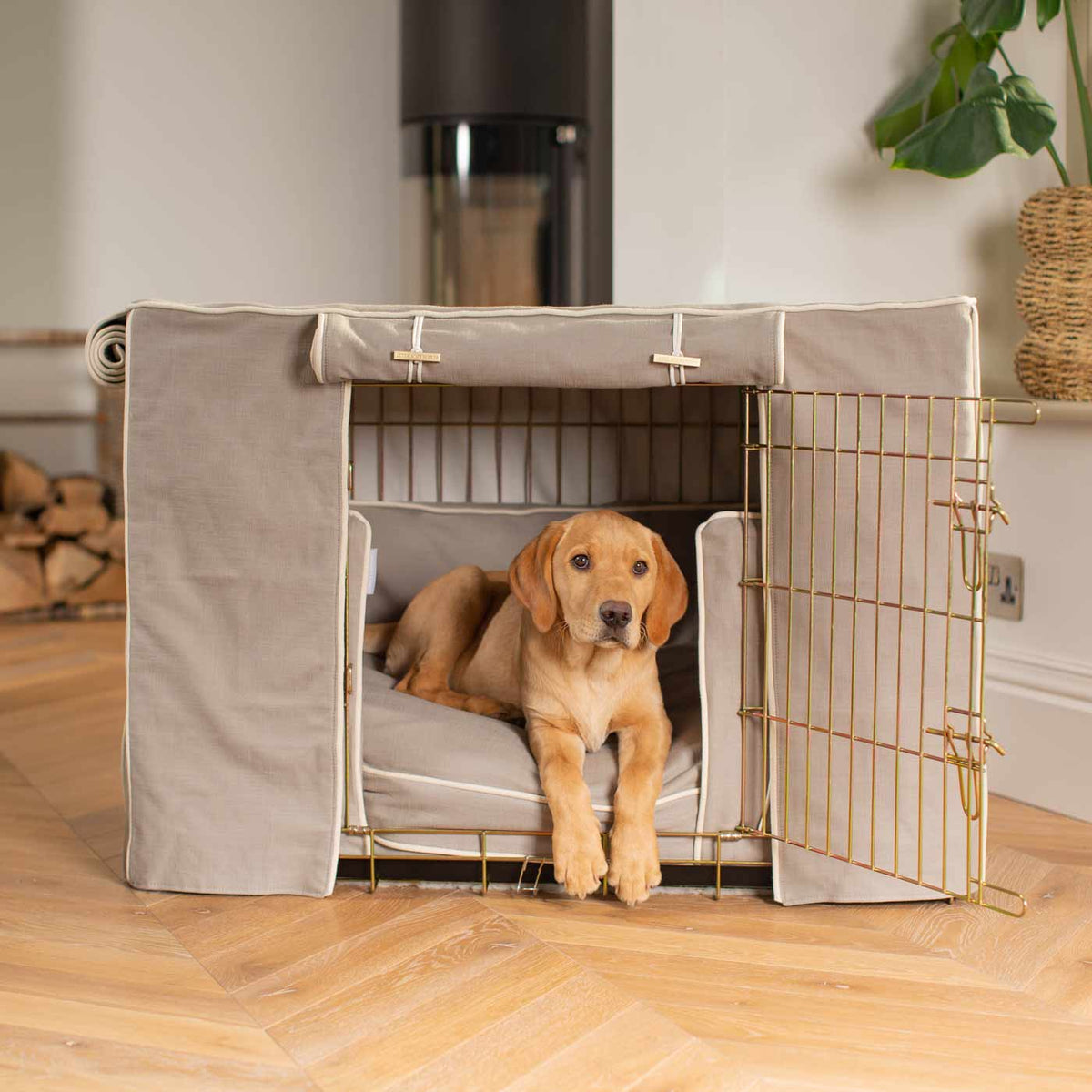 Dog Crate Set in Savanna Stone, view 12