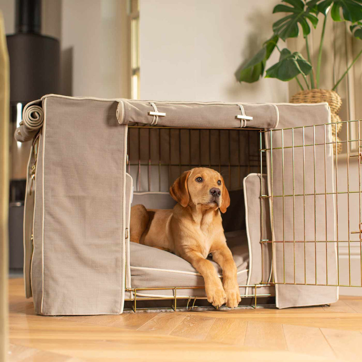 Dog Crate Set in Savanna Stone, view 4