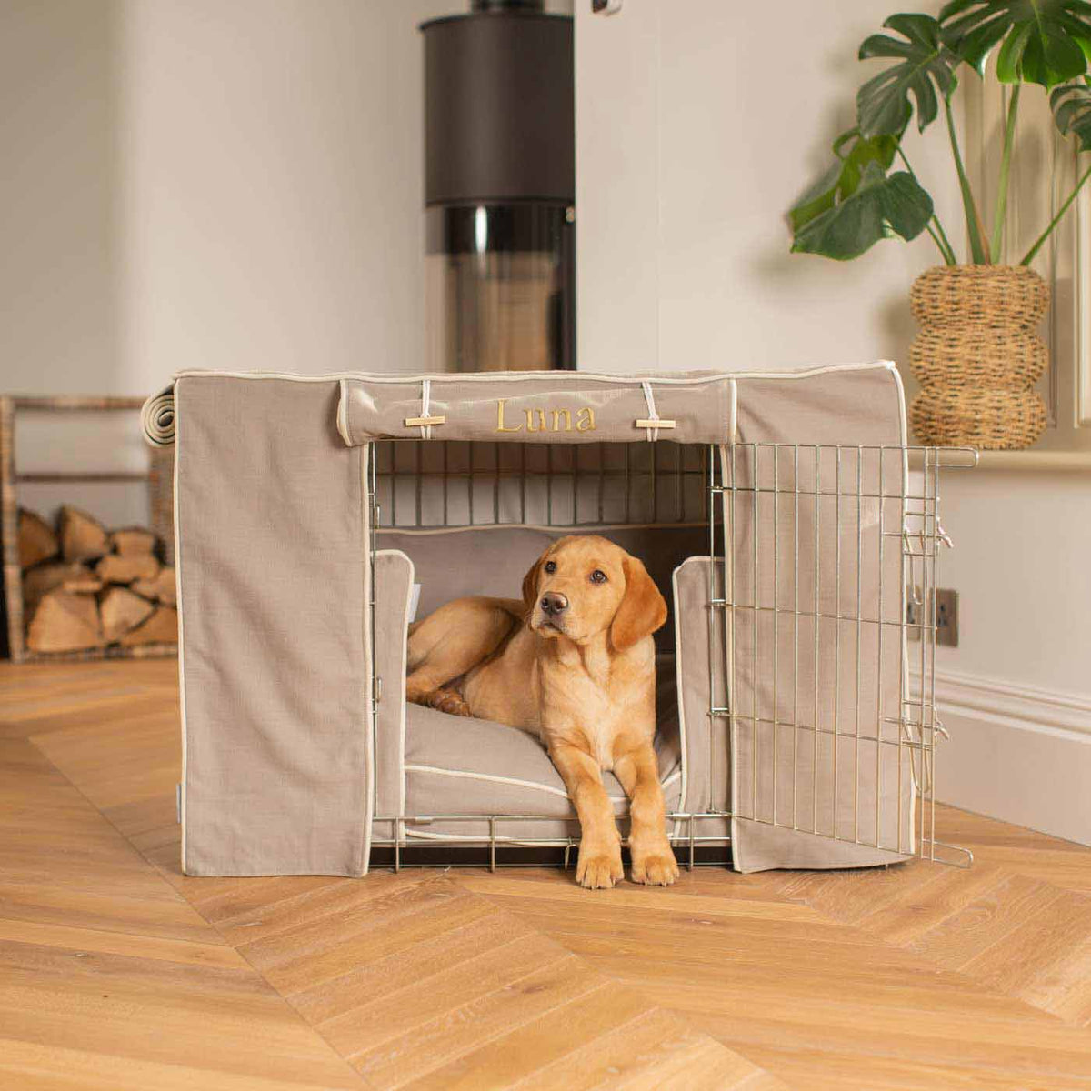 Dog Crate Set in Savanna Stone, view 13